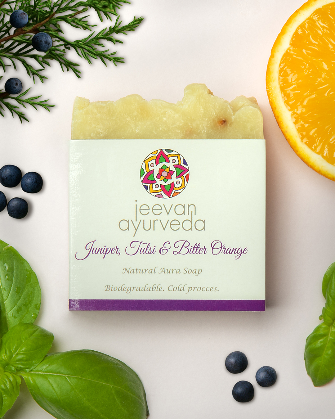 Juniper Tulsi Bitter Orange Soap